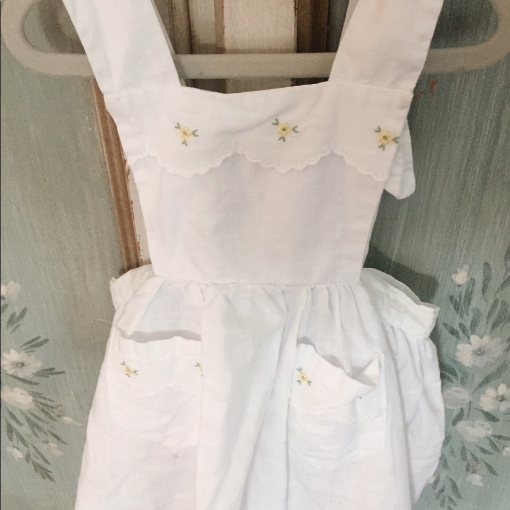 Girls Vintage Cotton Dress
